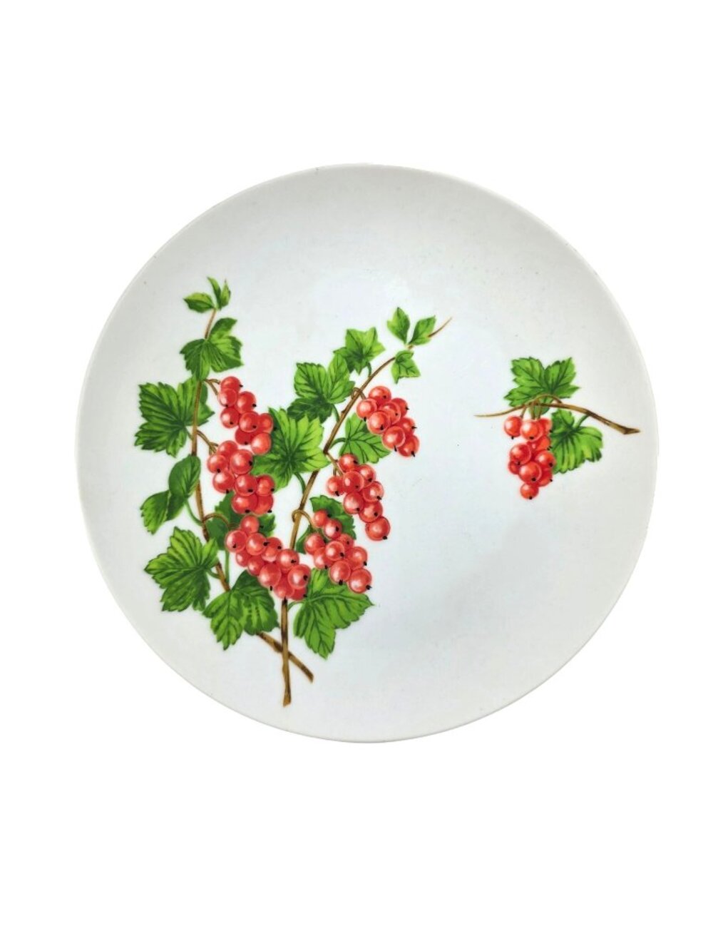 Groseiller Rouge Seymour Mann Decorative Plate With Red Currants Design